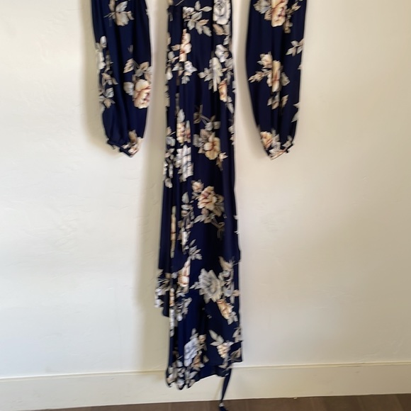 Blue floral Bergen dress by Christy Dawn - Picture 2 of 4